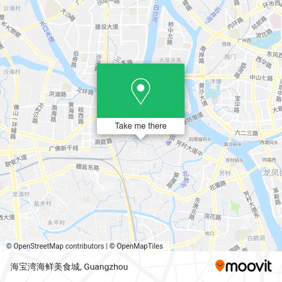 海宝湾海鲜美食城 map