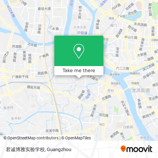 君诚博雅实验学校 map