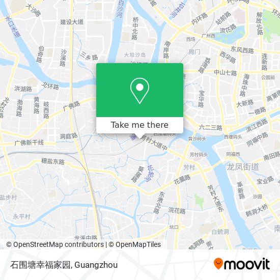 石围塘幸福家园 map