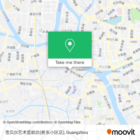 雪贝尔艺术蛋糕坊(桥东小区店) map