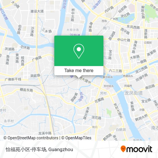 怡福苑小区-停车场 map