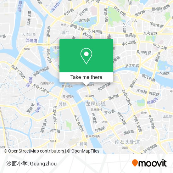 沙面小学 map