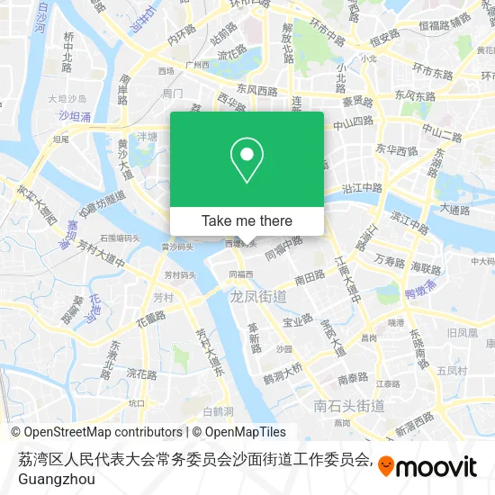 荔湾区人民代表大会常务委员会沙面街道工作委员会 map