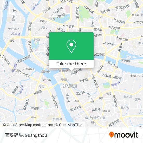 西堤码头 map