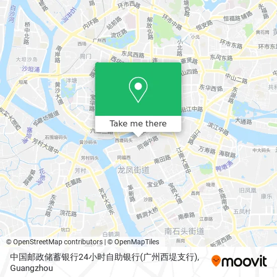 中国邮政储蓄银行24小时自助银行(广州西堤支行) map