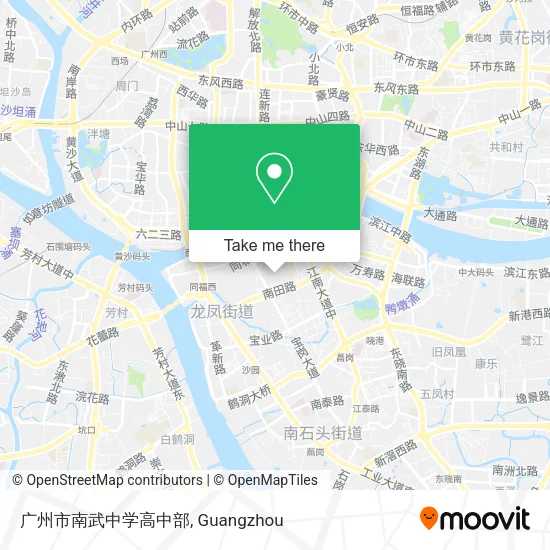 广州市南武中学高中部 map
