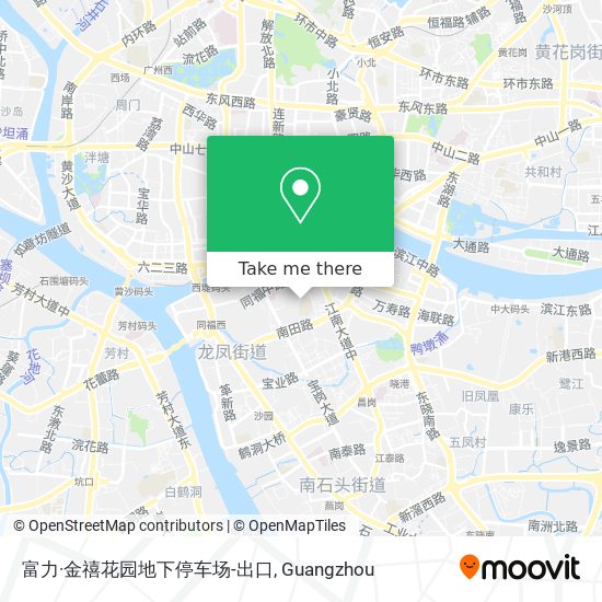 富力·金禧花园地下停车场-出口 map