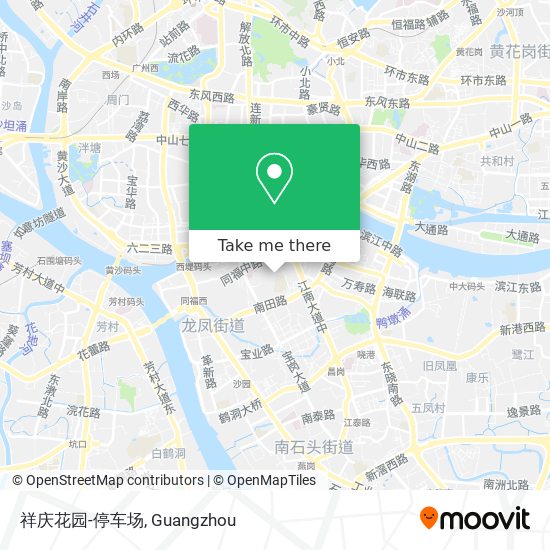 祥庆花园-停车场 map