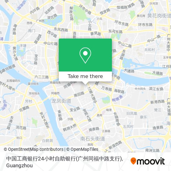 中国工商银行24小时自助银行(广州同福中路支行) map