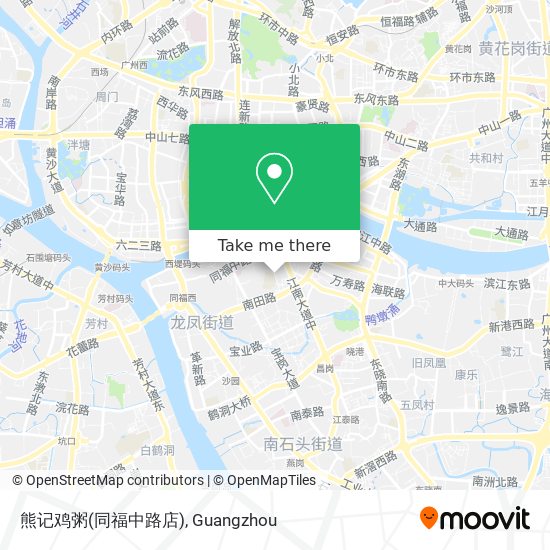 熊记鸡粥(同福中路店) map