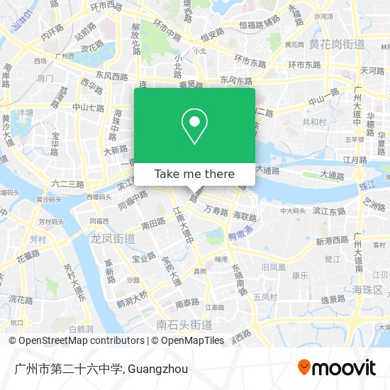 广州市第二十六中学 map