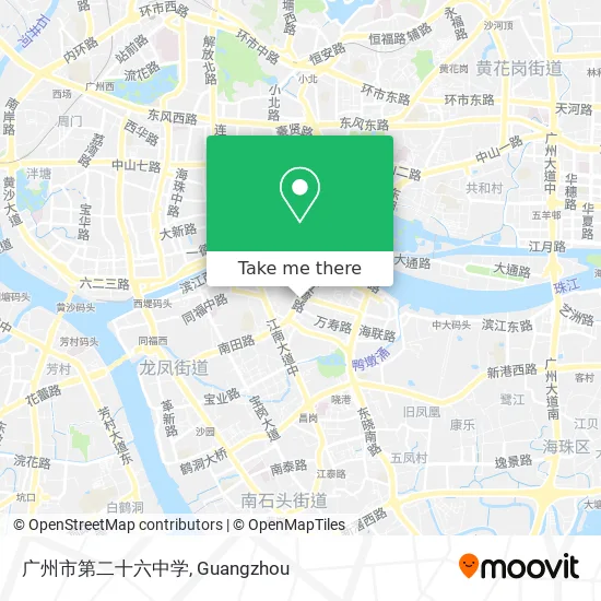 广州市第二十六中学 map