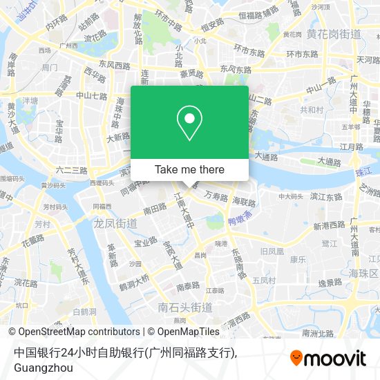 中国银行24小时自助银行(广州同福路支行) map