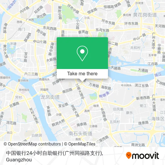中国银行24小时自助银行(广州同福路支行) map