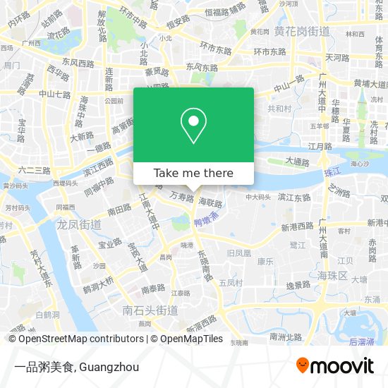 一品粥美食 map