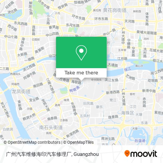 广州汽车维修海印汽车修理厂 map