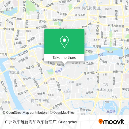 广州汽车维修海印汽车修理厂 map