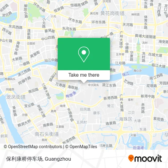 保利康桥停车场 map