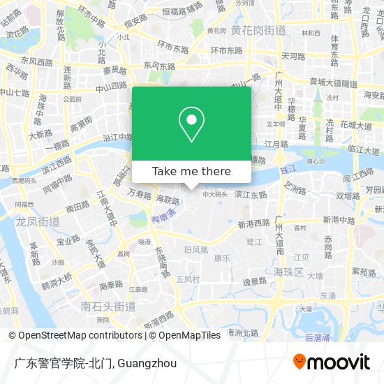 广东警官学院-北门 map