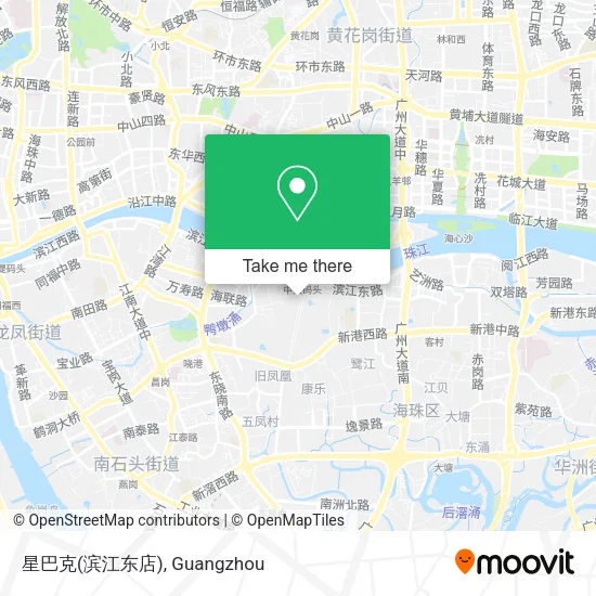星巴克(滨江东店) map