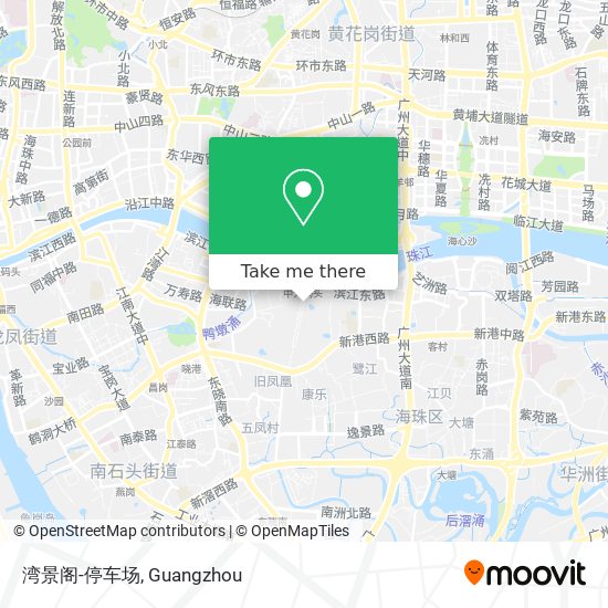 湾景阁-停车场 map