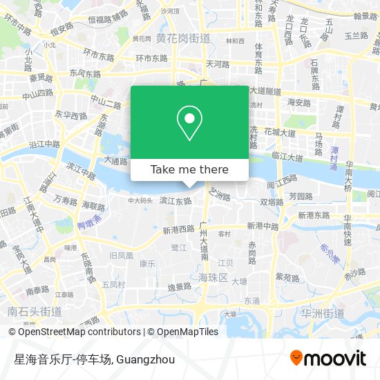 星海音乐厅-停车场 map