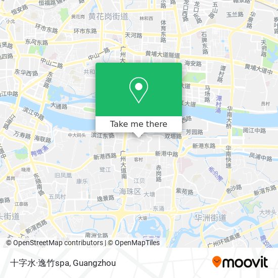 十字水·逸竹spa map