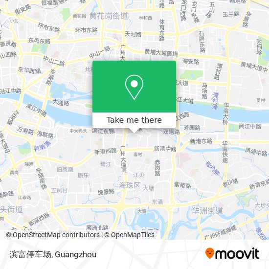 滨富停车场 map