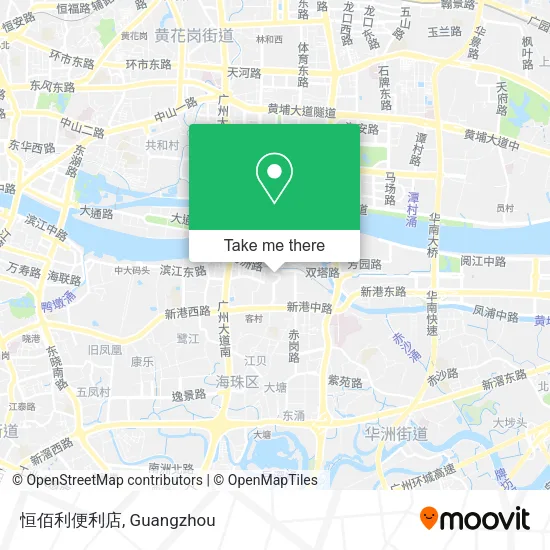 恒佰利便利店 map