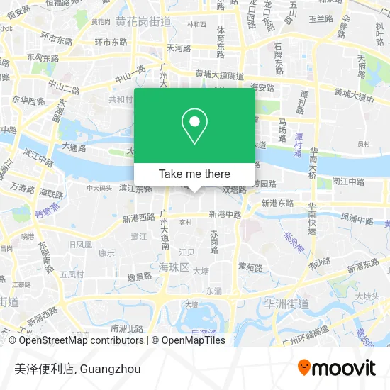 美泽便利店 map