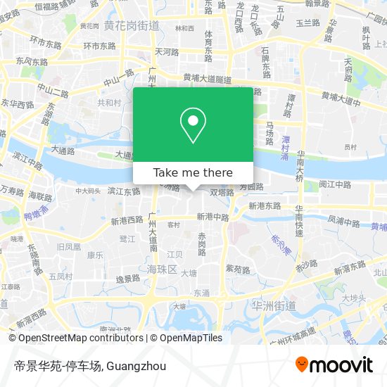 帝景华苑-停车场 map