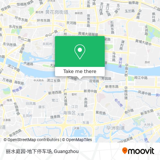 丽水庭园-地下停车场 map