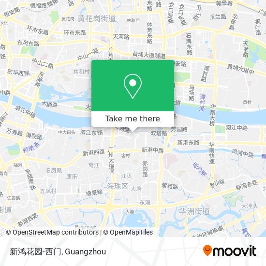 新鸿花园-西门 map