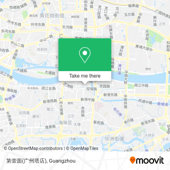 第壹面(广州塔店) map