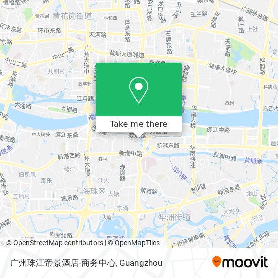 广州珠江帝景酒店-商务中心 map