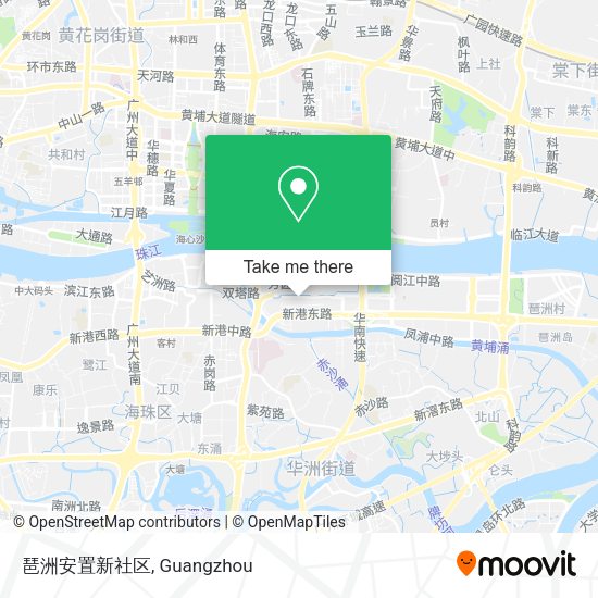 琶洲安置新社区 map