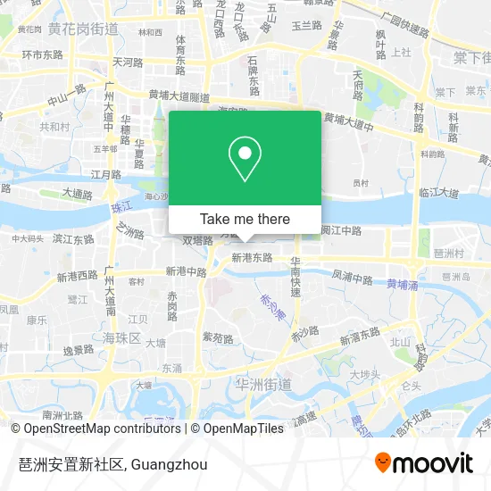 琶洲安置新社区 map