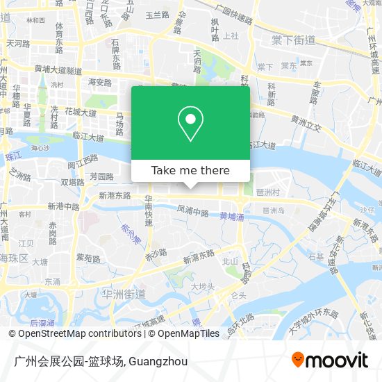 广州会展公园-篮球场 map