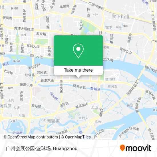 广州会展公园-篮球场 map