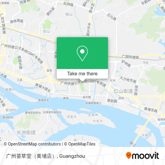广州荟草堂（黄埔店） map