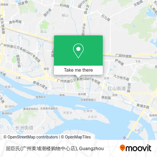 屈臣氏(广州黄埔潮楼购物中心店) map