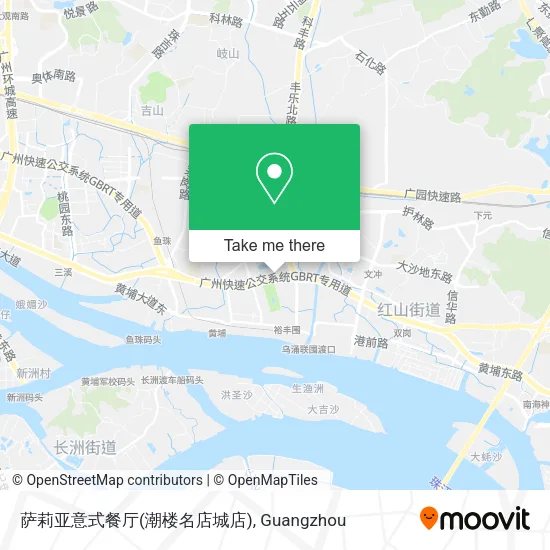 萨莉亚意式餐厅(潮楼名店城店) map