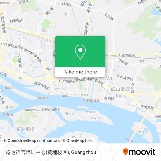 愿达语言培训中心(黄埔校区) map