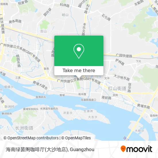 海南绿茵阁咖啡厅(大沙地店) map