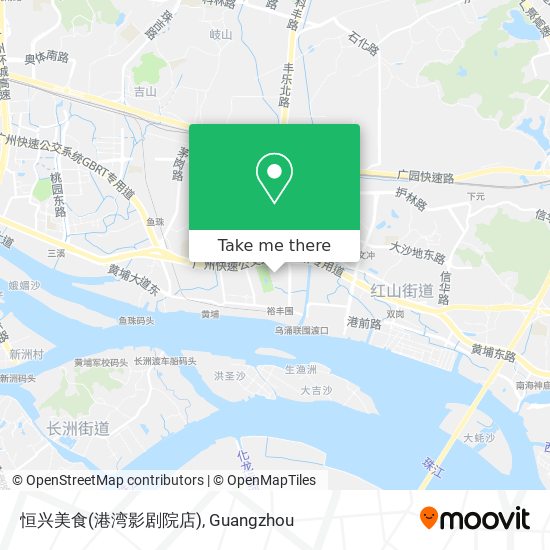 恒兴美食(港湾影剧院店) map