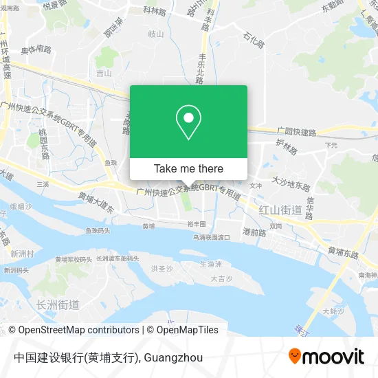 中国建设银行(黄埔支行) map