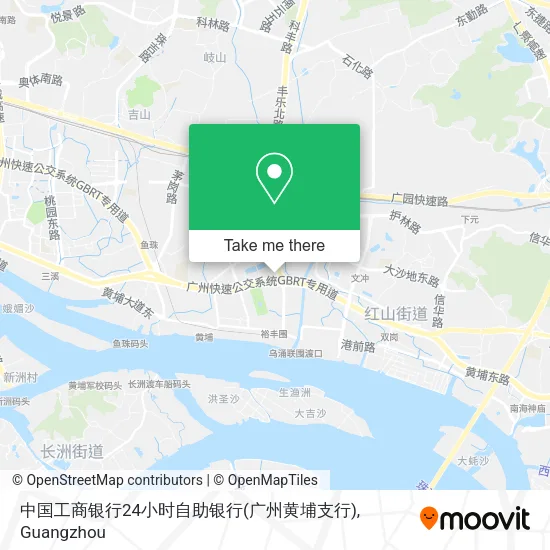 中国工商银行24小时自助银行(广州黄埔支行) map