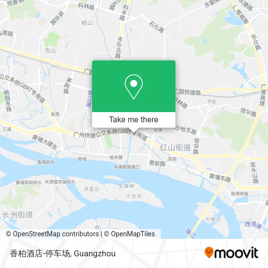 香柏酒店-停车场 map