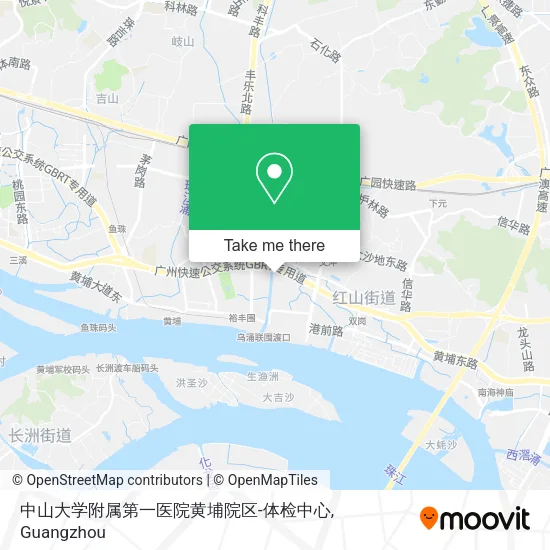 中山大学附属第一医院黄埔院区-体检中心 map