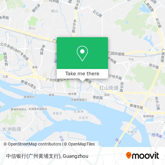 中信银行(广州黄埔支行) map